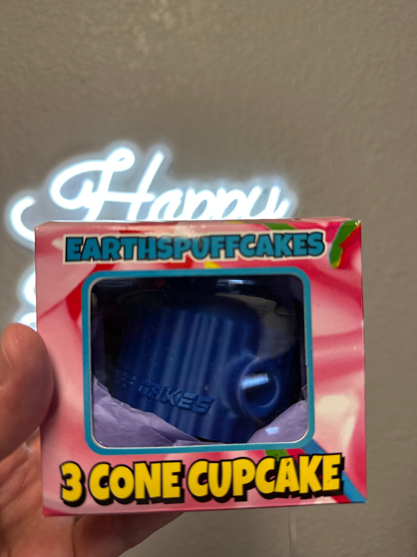 Dark blue cupcake 🧁