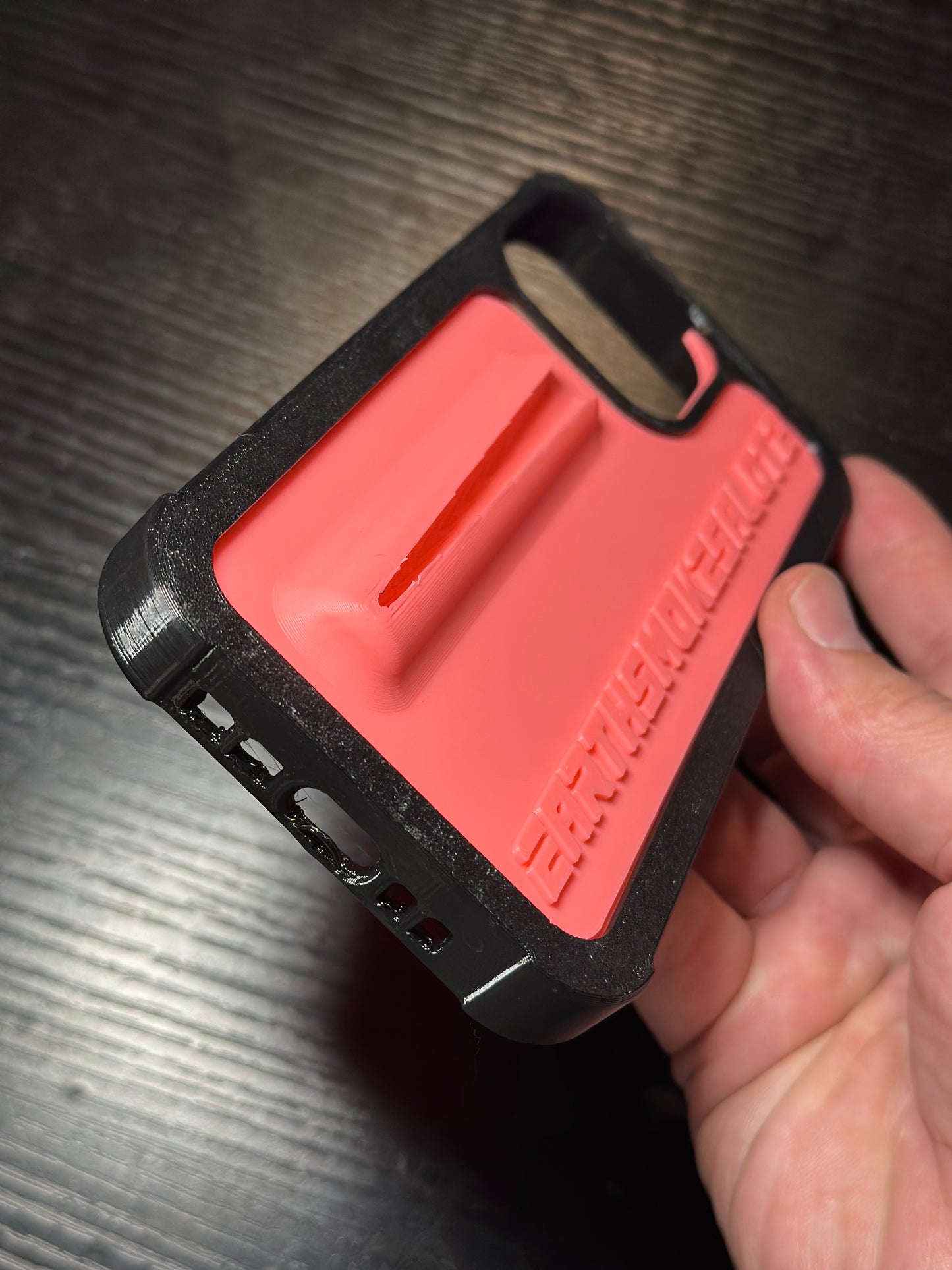 Earthsmokesalot2 pink phone case