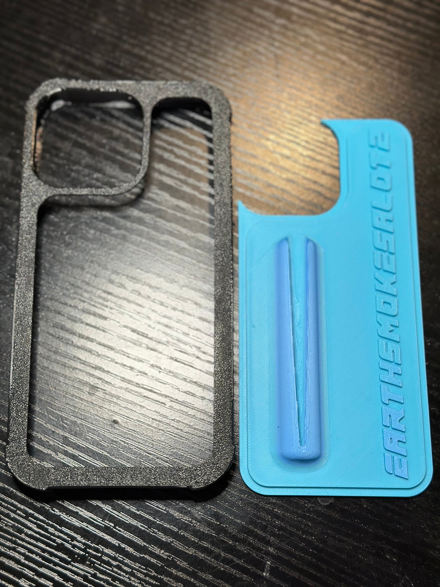 Earthsmokesalot2 blue phone case