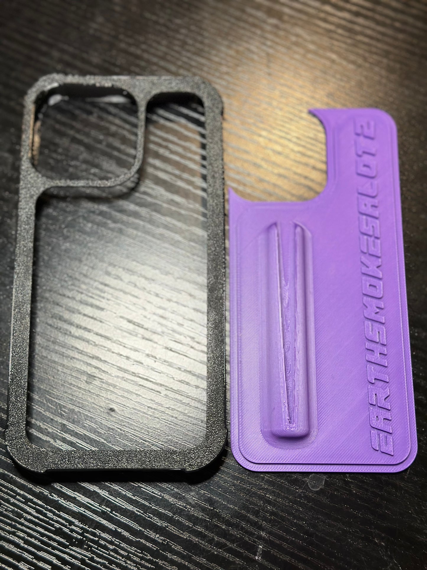 Earthsmokesalot2 purple phone case