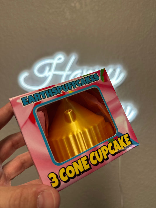 Gold cupcake 🧁