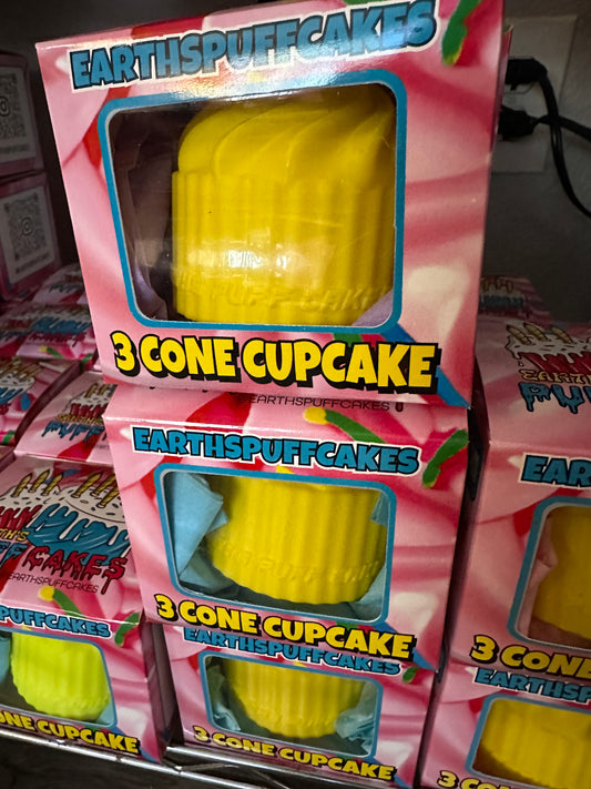 Bright Yellow cupcake 🧁