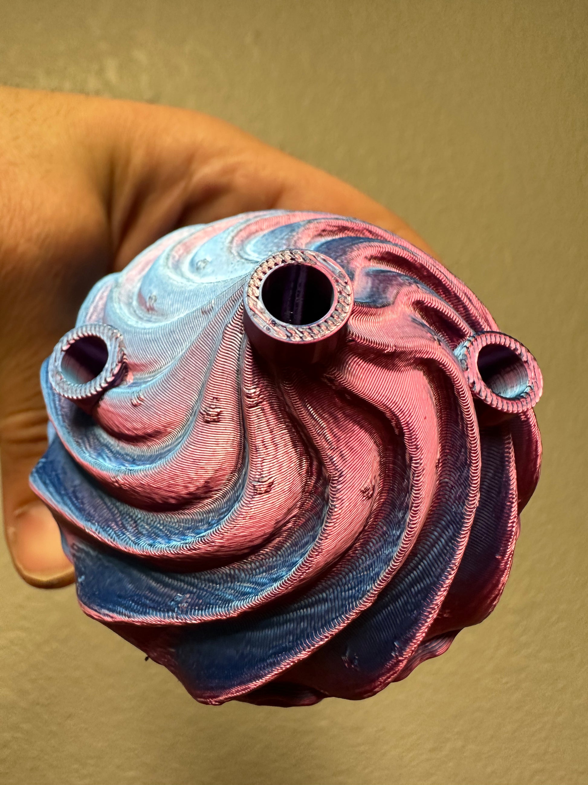 New multicolor swirl top cupcake! 🧁