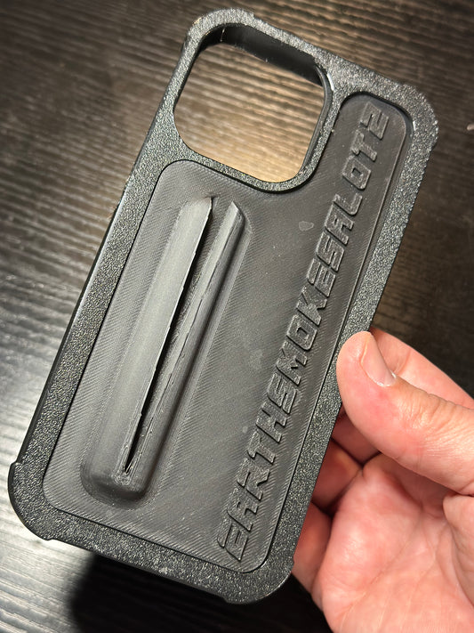Earthsmokesalot2 black phone case