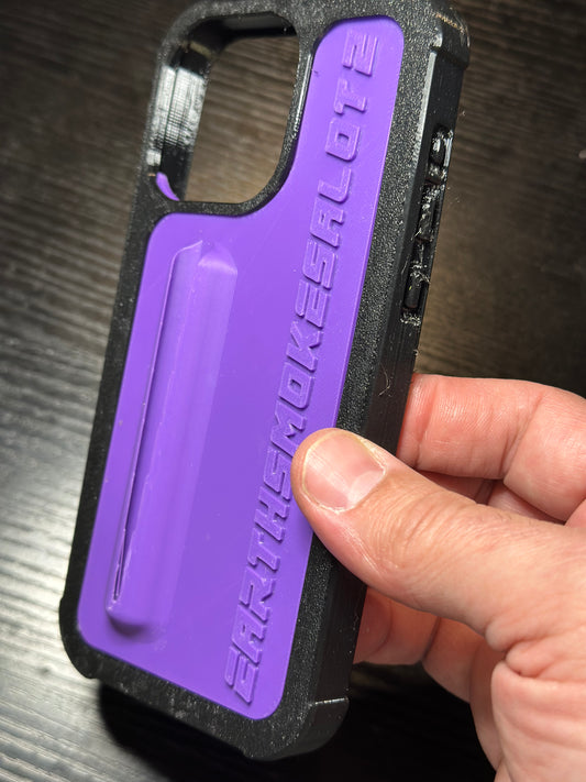Earthsmokesalot2 purple phone case