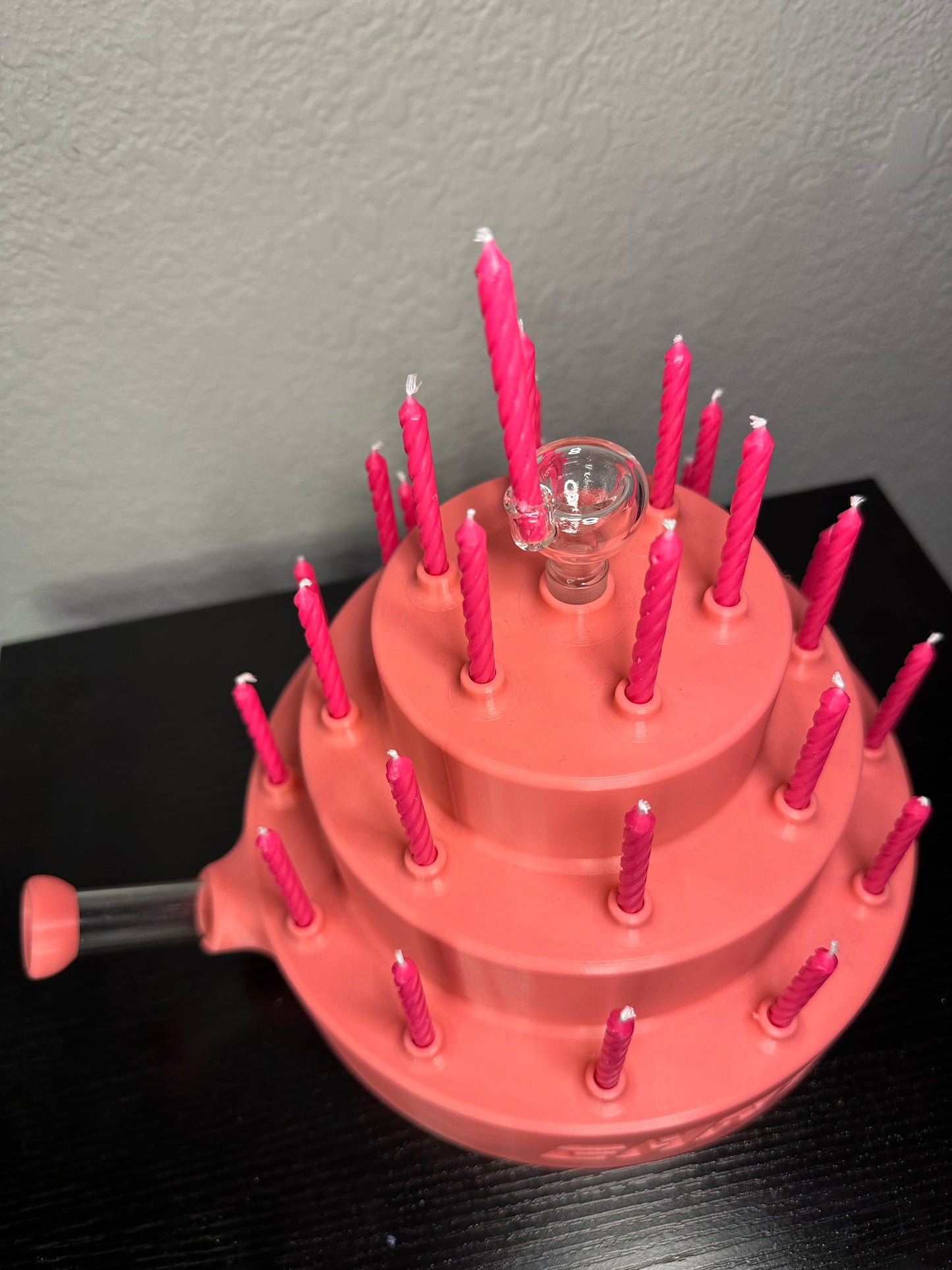 3 layer cake , with 14ml candle holder bowl